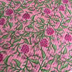 cotton hand block printed mat for dining table | reversible table mat with matching napkins | washable 100% cotton placemats christmas gift