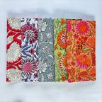 Assorted Mix and Match Hand Block Floral 100% Cotton Cloth Napkins Perfect for Kids,Wedding Events, cocktail napkins Dining Table-Zero waste